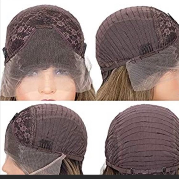 New Lace Front Wig Ombre Dark Roots Two Tone Beautiful! - Picture 2 of 8